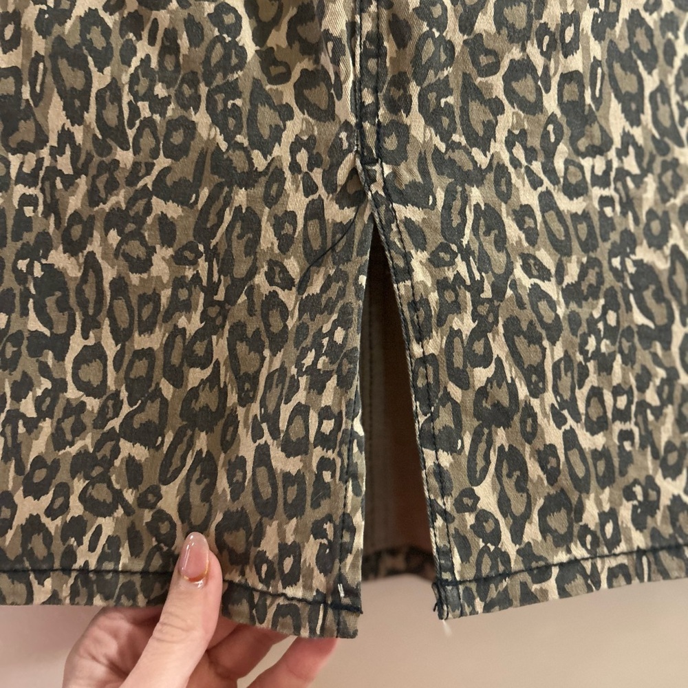 d. jeans Leopard Print Mini Skirt - Picture 7 of 11